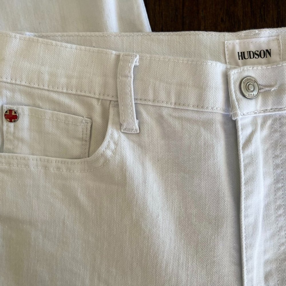 Hudson Noa Mid Rise Straight Crop Jeans - Size 29